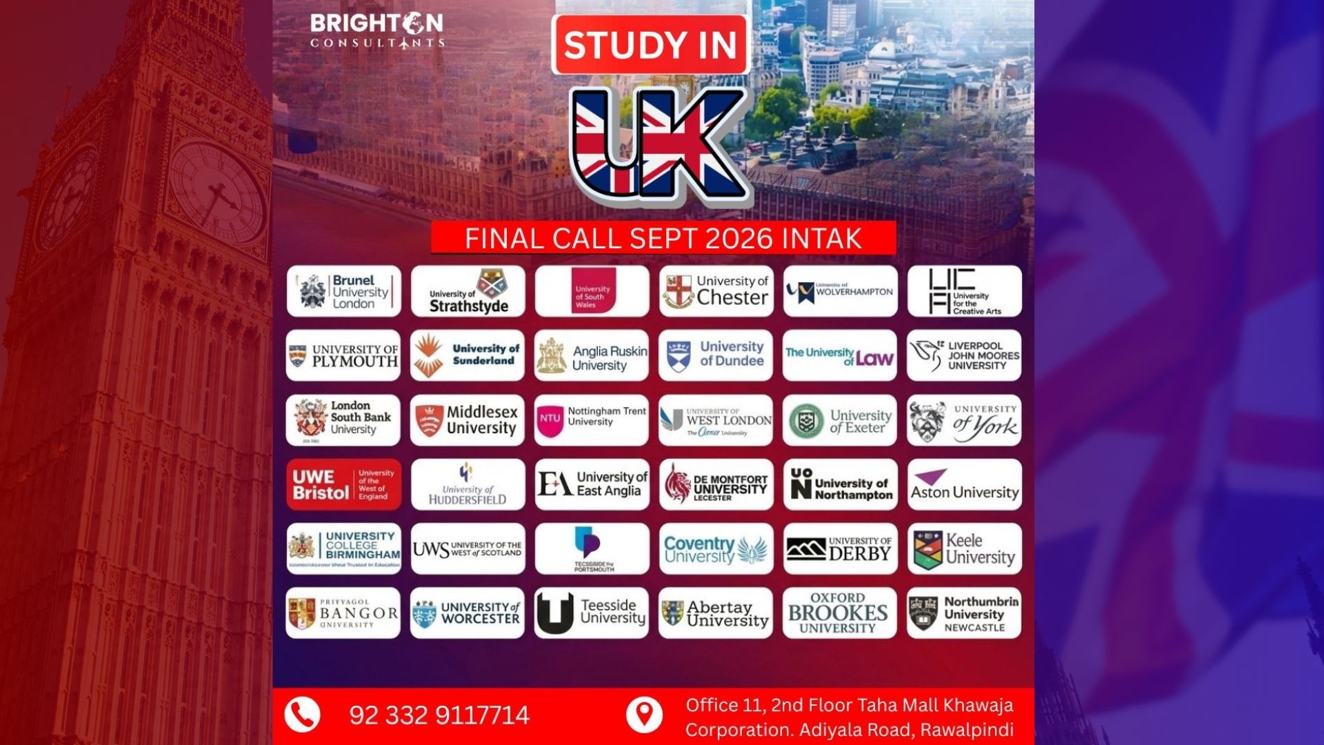 Study in United Kingdom for September 2026 Intake – Complete Guide for International Students
